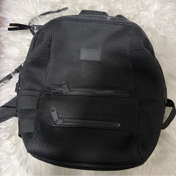 Dagne Dover Handbags - Dagne Dover Large Indi Air Mesh Diaper Backpack- Black